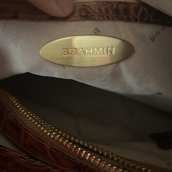 Brahmin Anne Bag in Pecan Croc - Picture 5 of 6